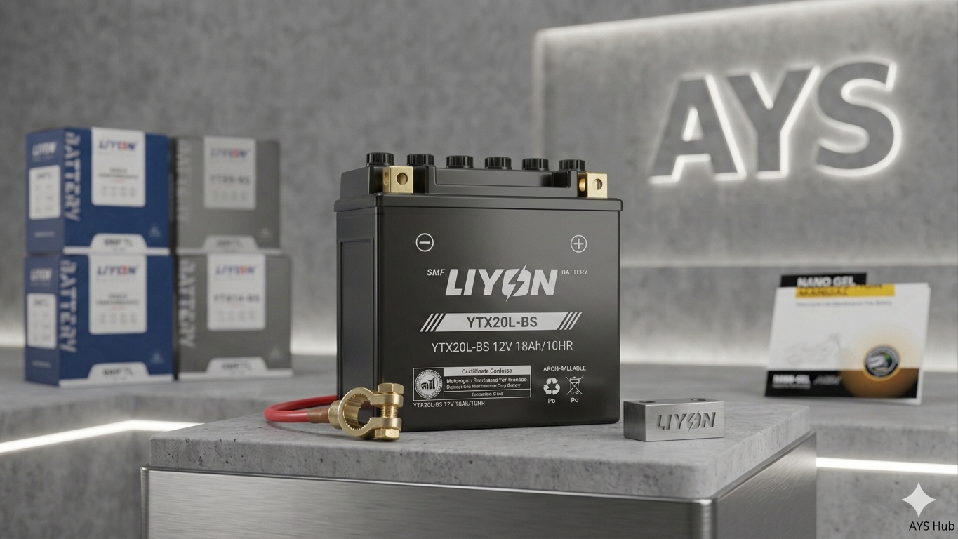 LIYON YTX20L-BS (6MF20) - Das Biest für ATVs & Big-V-Twins