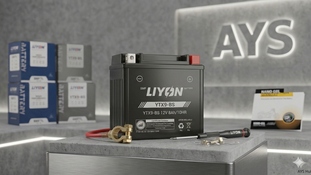 LIYON YTX9-BS (6MF9) - Power für Sportler & Naked-Bikes