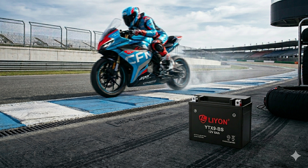 LIYON YTX9-BS (6MF9) - Power für Sportler & Naked-Bikes